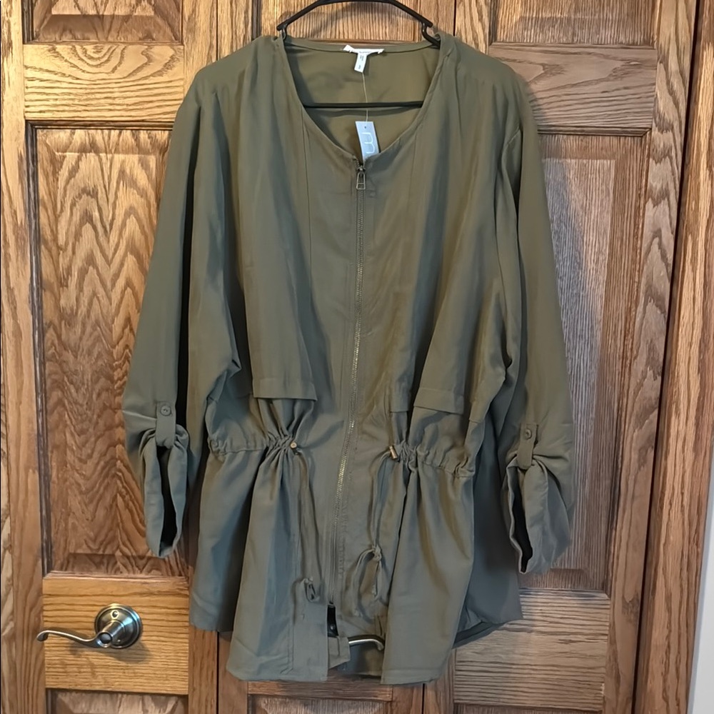 Olive Green Lightweight Jacket
